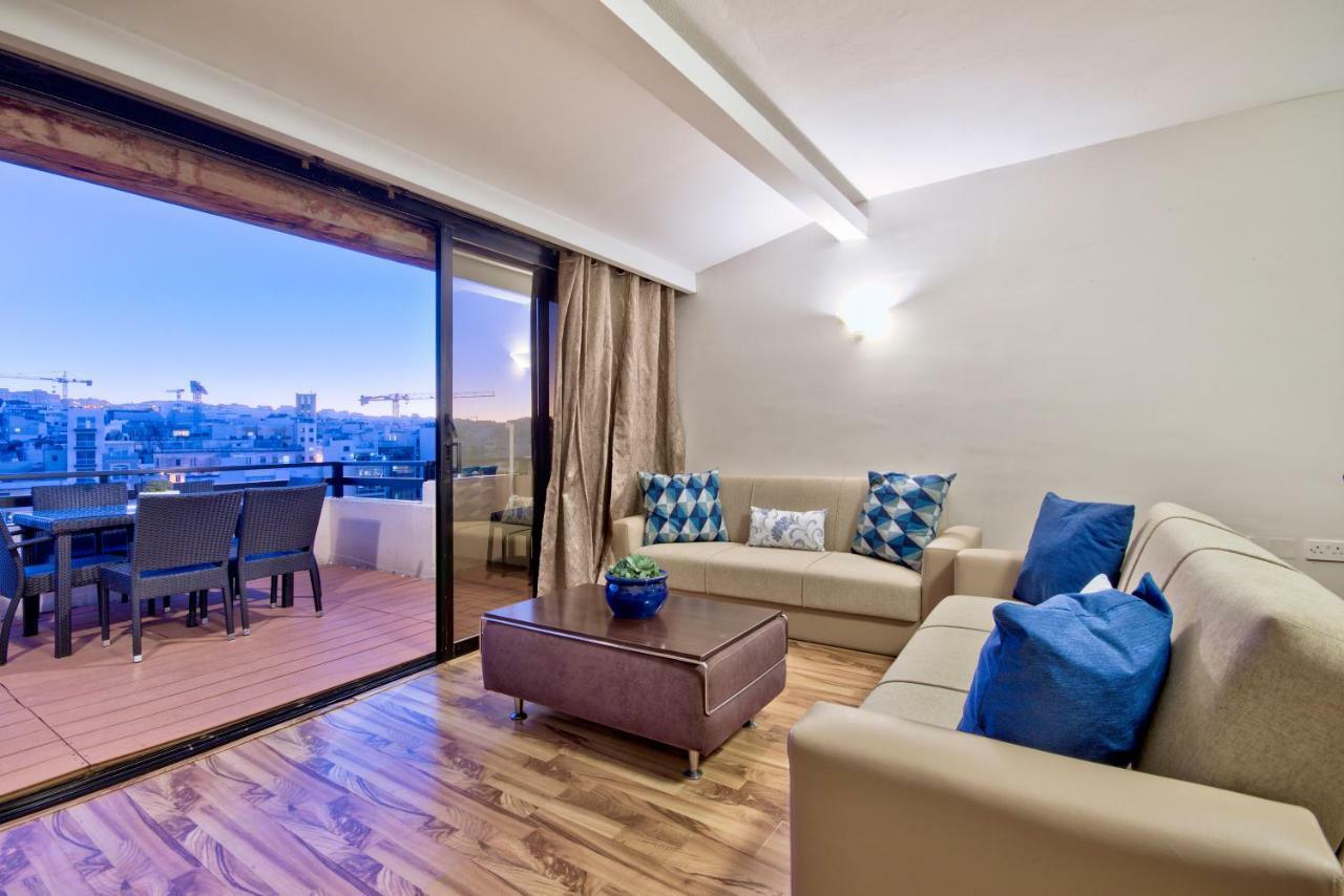 Spinola Court - Stunning Seaview Apartment & Penthouse On Spinola Bay By Shortletsmalta Saint Julian's Exterior photo
